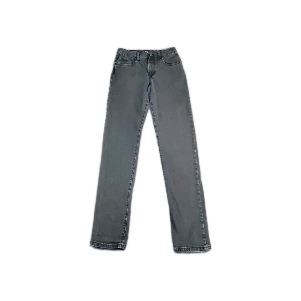 Gap Kids Solid Slim Taper Sz 16 Jeans Girls Denim Black Jeans C25